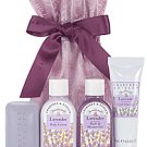 Crabtree Evelyn classic Lavender Mayfair Drawstring Gift  Bath Shower Lotion Therapy  traveler