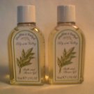 Crabtree Evelyn Lily of the Valley X2 Bath Shower Gel TRAVEL purse Size NOS