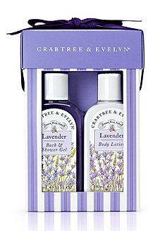 Crabtree Evelyn DUO classic Lavender  Bath Shower Gel + Lotion  5.1 oz. 150 ml.  GIFT NOS