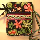 Vera Bradley Mini Hipster crossbody bag Botanica • travel organizer wallet on string  NWT Retired