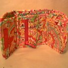 Vera Bradley Pocket Wallet Capri Melon foldover ID coin case NWT Retired HTF coin tri-fold Vera Bradley Pocket Wallet Capri Melon foldover ID coin case NWT Retired HTF coin tri-fold