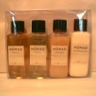 Crabtree Evelyn Nomad Travel Shower Gel Shampoo Conditioner Lotion - 1.7 oz x 4 *
