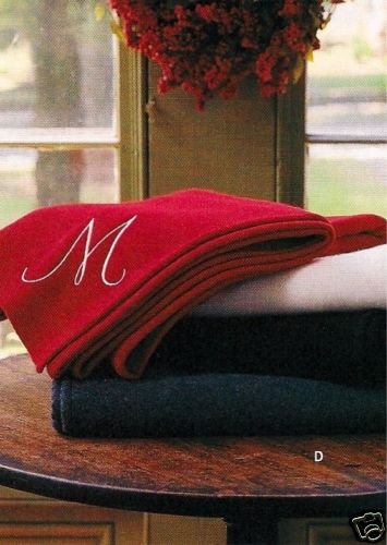 Martha Stewart by Mail  Lamb's Wool Throw  Elgin Mills Scotland - Ivory NIB