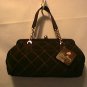 Vera Bradley Chain Link Handbag purse Espresso Microfiber NWT Retired brown satchel