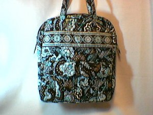 vera bradley tall zip tote