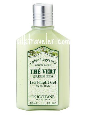 Loccitane Green Tea Leaf Light Gel Moisturizer  Lotion for tired legs
