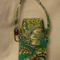 Vera Bradley Cell Phone Case Peacock tech makeup holder NWT Retired