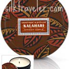 Crabtree Evelyn Kalahari Travel Candle X2 Discontinued Exclusive  african savannah grasses