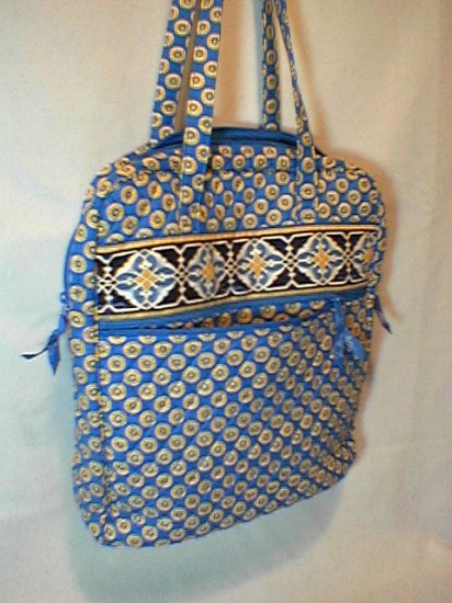 vera bradley tall zip tote