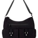 Vera Bradley Baby Bag Black Microfiber diaper overnight satchel carryon Retired NWT Vera Bradley Baby Bag Black Microfiber diaper overnight satchel carryon Retired NWT