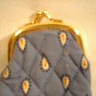 Vera Bradley French Blue Kisslock coin purse   pre-owned retired
