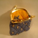 Vera Bradley French Blue Kisslock coin purse pre-owned retired Vera Bradley French Blue Kisslock coin purse pre-owned retired