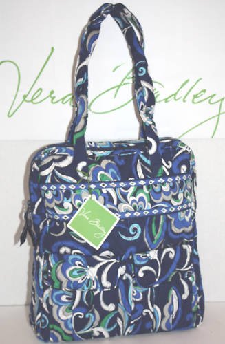 vera bradley tall zip tote