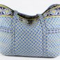 Vera Bradley Super Tote Riviera Blue XL beachbag carryall satchel weekender  â�¢ EUC Rare Retired