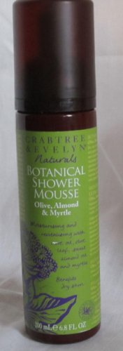 Crabtree Evelyn Naturals Shower Mousse  Olive, Almond, Myrtle 6.8 oz. Smells Divine