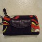Vera Bradley Patchwork Coin Espresso Puccini wallet zip ID card tech case NWT  Retired