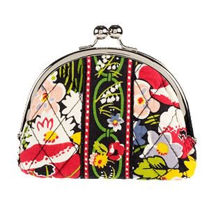 Vera Bradley Vines Floral Iconic Mini Kiss-Lock Coin Purse, Best Price and  Reviews
