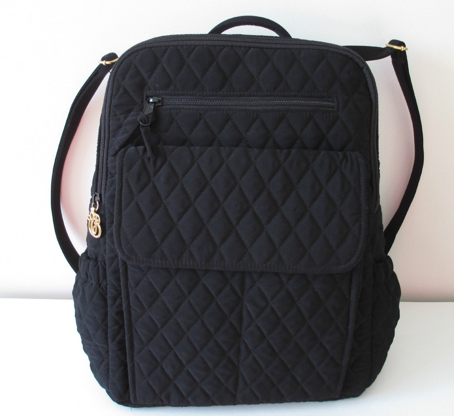 Vera Bradley Ultimate Backpack black microfiber Retired satchel