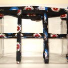 Vera Bradley Night Owl Transparent Travel Pouch NWT Retired cosmetic TSA makeup 3-1-1