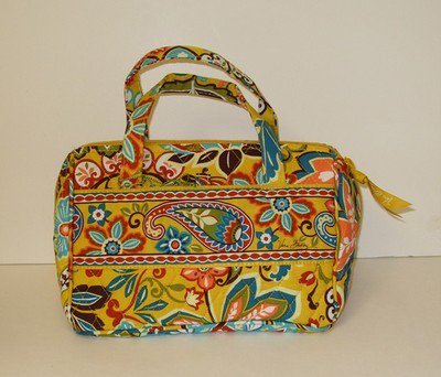 Vera Bradley Lunch Date Provençal insulated camera travel cosmetic case ...