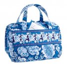 Vera Bradley Lunch Date Blue Lagoon insulated travel cosmetic camera bag bottle case NWT Retired