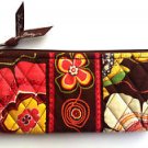 Vera Bradley Brush and Pencil case Buttercup  NWT Retired  travel cosmetic bag
