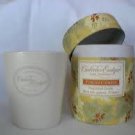 Crabtree Evelyn Candle Tuscan Cypress fig basil  30 Hr.  Disc poured ceramic jar reusable