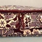 Vera Bradley Cooler Slate Blooms  insulated lunch case travel cosmetic bottle bag NWOT Retired