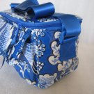 Vera Bradley Cooler Blue Lagoon insulated lunch tote • NWT travel cosmetic bottle bag Retired VHTF