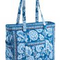 Vera Bradley Get Carried Away XXL Tote Blue Lagoon  overnight weekender, carry-on â�¢ NWT Retired