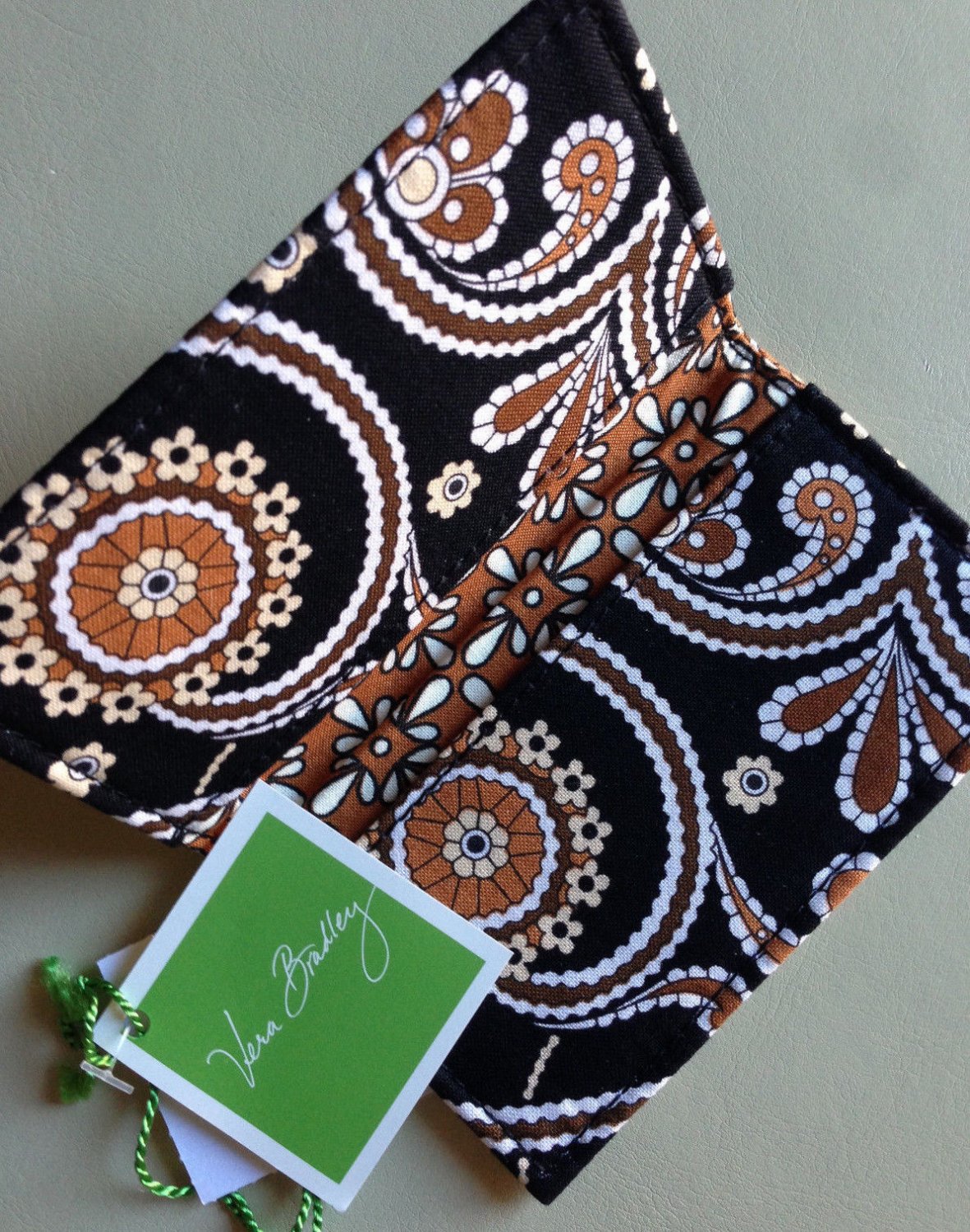 Vera Bradley Card holder Caffe Latte  business ID credit card case  Retired NWT