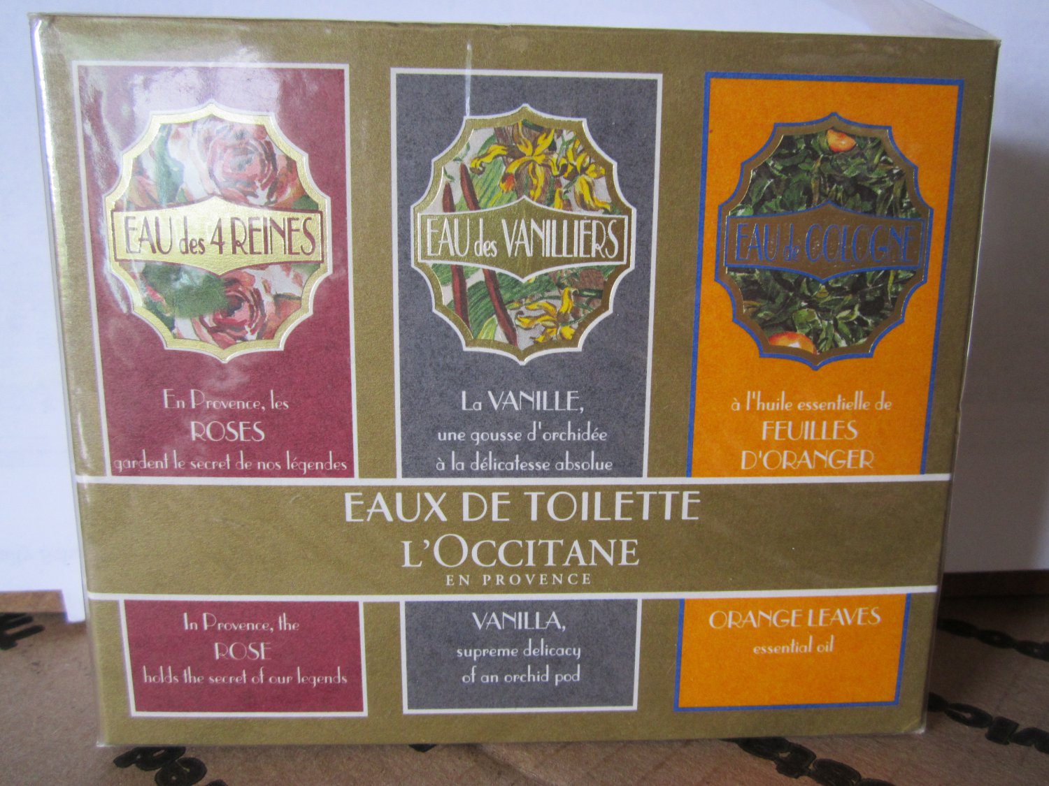 Lâoccitane Eaux de Toilette Orange Rose Vanilla 0.68 oz. 20ml essential oil eau de toilette   Disc