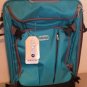 eBags tls Mother Lode 21" mini Wheeled Duffel Tropical Turquoise blue rolling luggage carryon