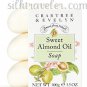 Sweet Almond Soap Crabtree Evelyn Set/3 individually boxed 3.5 oz bars •