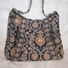 Vera Bradley Lisa B Caffe Latte hobo shoulder bag purse NWT Retired 'pack flat travel bag' FS