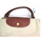 Longchamp Le Pliage L Tote  short handle  Beige [17.75 x 13.75 x 9 is XL to me]