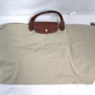 Longchamp Le Pliage L Tote  short handle  Beige [17.75 x 13.75 x 9 is XL to me]