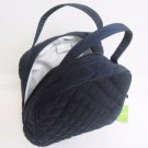 Vera Bradley Lunch Bunch Classic Black • insulated bottle bag travel cosmetic  Retired microfiber