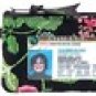 Vera Bradley Zip ID Case Botanica  coin purse credit card  small wallet retired