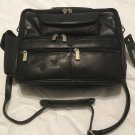 Wilson Leather shoulder bag man bag boarding case commute tote lambskin NWT