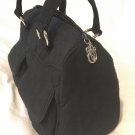 Cargo Satchel handbag Black microfiber by Vera Bradley Retired doctor bag style
