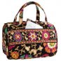 Lunch Date Suzani Vera Bradley insulated travel cosmetic camera bag medicine tote ID tag nwot