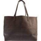 Piel Leather Large Open Tote multipurpose Chocolate espresso brown Piel Leather Large Open Tote multipurpose Chocolate espresso brown