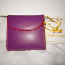 Baekgaard Sew Handy sewing kit  leather Vera Bradley  limited edition Plum / Cherry