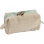 Lewis N Clark Travel Large Cosmetic Case Beige / Mint  toiletry pouch organizer water-resistant