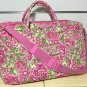 Vera Bradley Weekender Petal Pink satchel overnighter carry-on Retired