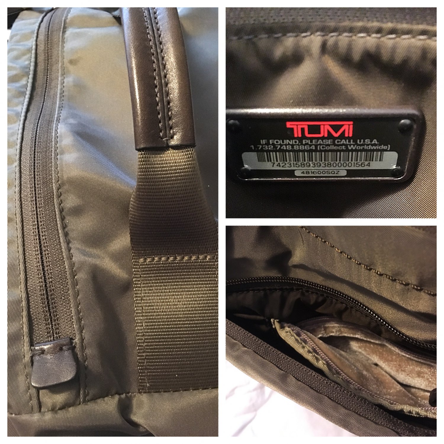 tumi nylon carry on