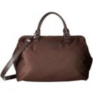Lipault  Lady Plume Bowling Bag M Brown chocolate crossbody satchel trolley add-a-bag sleeve