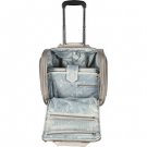 Travelers Club 16” Underseater luggage with flex file Wheeled Carry-on Taupe khaki tan TPRC