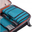 eBags Pack-It-Flat toiletry cosmetic travel case Aquamarine blue  flat packing accessory